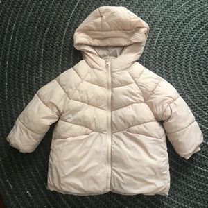 Zara Pink Winter Coat